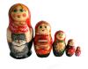 poupée russe famille animaux artisanat russe