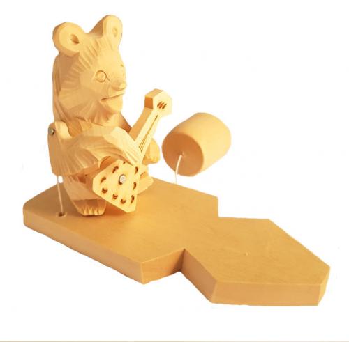 Bogorodskaya jouet -L' ours en bois T6910