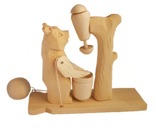 Bogorodskaya jouet -L'ours en bois T6912