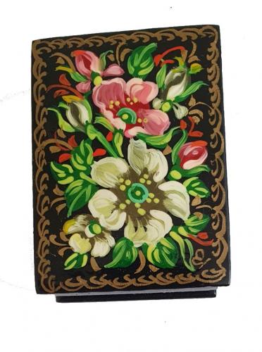 Boite décorative russe - Les fleurs T5620