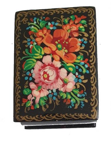 Boite décorative russe - Les fleurs T5622