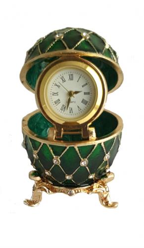 Copie oeuf Fabergé - L'horlogevert T8384