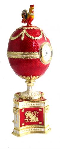 Copie oeuf Fabergé - L'horlogeT5447