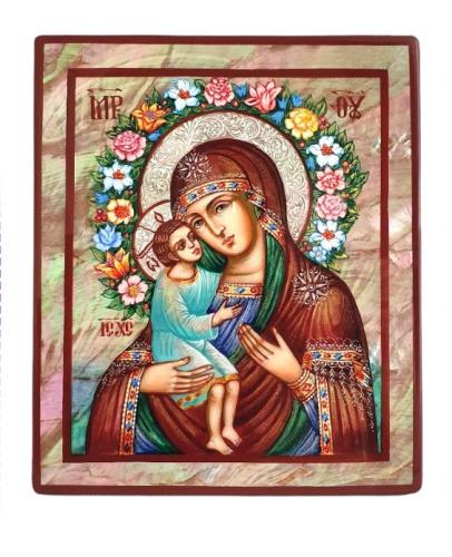 Icone Russe Religieuse  - Orthodoxe - Vierge Marie. Importé directement de la Russie T9767