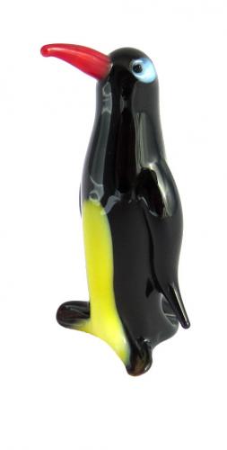 Objet en verre soufflé - Pingouin 	T4978