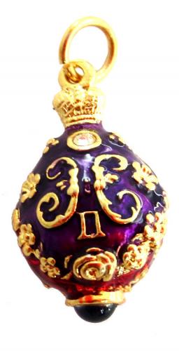 Pendentif- œuf style Fabergé T3678