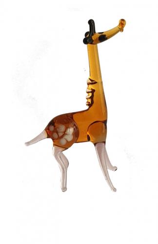 Sujet en verre soufflé - Girafe T8273