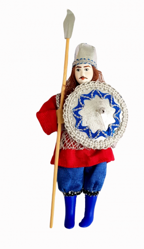 Poupée en porcelaine - Costume Traditionnel russe T2074