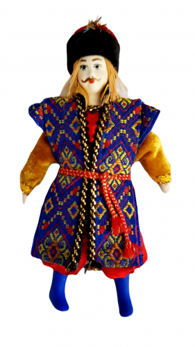 Poupée en porcelaine - Costume Traditionnel russe T2086