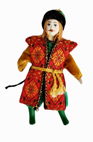 Poupée en porcelaine  -Costume Traditionnel russe T6293